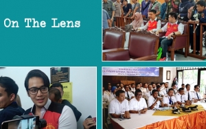On the Lens: Trio 'Ikan Asin', Kriss Hatta Hingga Jumpa Pers Serikat Karyawan PT Garuda
