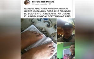 Viral Pria Injak Al-Qur'an Di Garut, PBNU: Mayarakat Jangan Terpancing