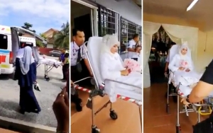 Viral Pengantin Naik Ambulans ke Pesta Pernikahan, Malah Banjir Hujatan Warganet