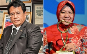 Hotman Paris Puji Kinerja Risma Selalu Turun Lapangan Demi Cegah Surabaya Banjir