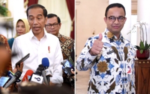 Sempat Silang Pendapat, Ini Permintaan Baru Jokowi Kepada Anies Baswedan Soal Banjir