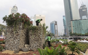 Instalasi Batu Gabion 'Comeback', Kini Sudah Terpajang di Bundaran HI