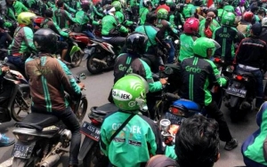 Demo di Kemenhub dan Istana, Driver Ojol: Kita Bukan Jongos Kita Pekerja!