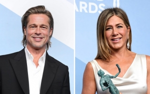 Ekspresi Terpukau Brad Pitt Saat Jennifer Aniston Raih Piala di SAG Awards Jadi Viral 