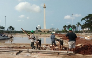 Revitalisasi Monas Terus Dikecam, Sekda DKI Balik 'Salahkan' Presiden