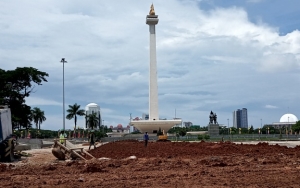 Turun ke Lapangan Cek Revitalisasi Monas, KLHK Bakal Sanksi Pemprov DKI?