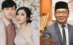 Isyana 'Dikecup Halal' oleh Sang Suami, Ekspresi Kocak Gubernur Jabar Ridwan Kamil Jadi Sorotan