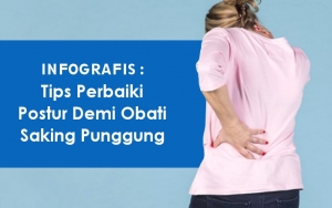 INFOGRAFIS: Tips Perbaiki Postur Demi Obati Saking Punggung