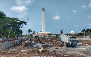 Revitalisasi Monas Bakal Dilanjut, Ini Hasil Rapat Anies Baswedan dan Pusat
