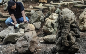 Patung Ganesha dan Manusia Kerdil Ditemukan di Tasikmalaya, Arkeolog Sebut Ada yang Janggal