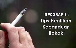 INFOGRAFIS: Tips Menghentikan Kecanduan Rokok