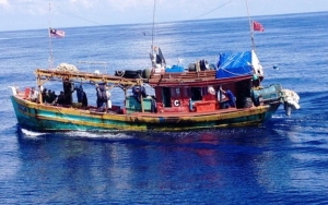 KKP Kembali Berhasil Tangkap Kapal Maling Ikan di Selat Malaka