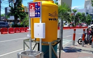 Cegah Penyebaran Corona, Sejumlah Komponen Wastafel Umum di Surabaya Justru Hilang Dicuri