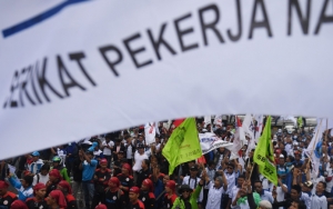 RUU Omnibus Law Siap Dibahas, Puluhan Ribu Buruh Demo Online