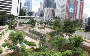PSBB Mulai Berlaku, Video Pilu Jakarta Sepi 'Bersihkan Diri' Bikin Terenyuh