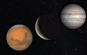 Warga RI Bisa Tonton Fenomena Kedekatan Bulan Dengan Mars Dan Jupiter Malam Ini, Bagaimana Caranya?