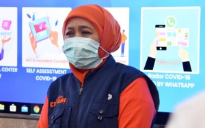 Jatim 'Ranking 3' Positif Corona di RI, Gubernur Khofifah Pertimbangkan PSBB Surabaya Raya