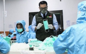 Kabar Baik, Ridwan Kamil Targetkan Jawa Barat Produksi Satu Juta Masker Per Hari