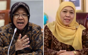 Risma Rapat Bareng Gubernur Jawa Timur Khofifah, Surabaya Bakal Segera Berlakukan PSBB?