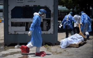 New York Simpan Mayat Korban Corona di Truk Pendingin