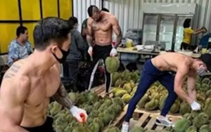 Imbas Corona, Pelatih Gym di Thailand Banting Setir Jadi Penjual Durian