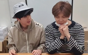 Intip Gejenya RM dan Jin BTS Cekikikan Ngiklan Lemona Saat Live Bareng