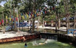 Nekat Buka Saat PSBB, Wisata Sungai Hijau Kampar  Tutup Usai 1 Pengunjung Positif COVID-19