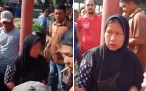 Miris! Ketahuan Mencuri, Seorang Ibu Merintih Saat Dihakimi Massa dan Rambutnya Dibotaki