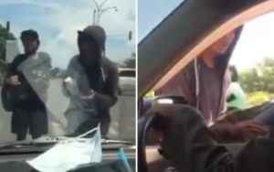 Kocak! Pengamen Ini Langsung Pergi Saat Lihat Sosok yang Ada di Dalam Mobil