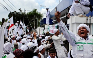 FPI Cs Gelar Demo Hingga Menyemut, Sejumlah Peserta Tak Paham RUU HIP Bikin Miris