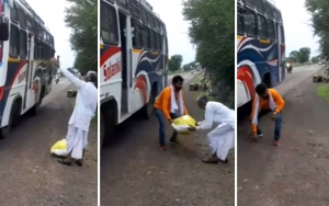 Viral Kakek di India Cegat Bus Cuma Buat Angkat Barang, Begini Reaksi Kondektur