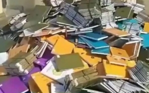 Viral Aksi Universitas Lancang Kuning Pekanbaru Buang Ratusan Skripsi Bikin Netizen Nangis
