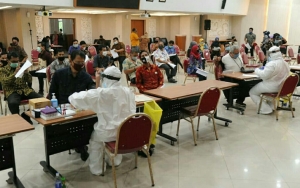 KPU Gelar Rapid Test Berkala Penyelenggara Demi Cegah Penularan COVID-19 Saat Pilkada