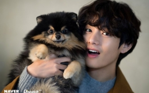 V BTS Tebar Foto Rebahan Ganteng Bareng Kesayangan Hasil Jepretan Ibunda