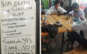 Viral Warkop di Surabaya Sediakan WiFi Gratis untuk Pelajar, Tuai Pro dan  Kontra
