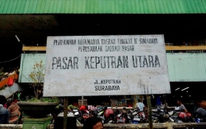 Sempat Ditutup Karena Puluhan Orang Positif Corona, Pasar Keputran Utara Kembali Dibuka