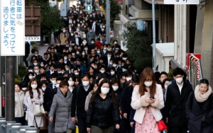 Jepang 'Panen' Klaster Kantor, Pemerintah Desak Perusahaan Rumahkan Karyawan
