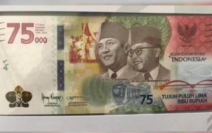 Sambut HUT RI, Bank Indonesia Siap Rilis Uang Rp75.000 Hari Ini
