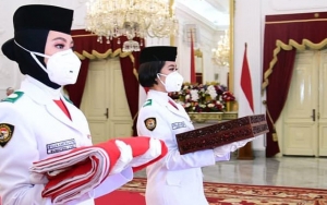 Suka Duka 8 Anggota Paskibraka HUT RI ke-75, Wajib Masker Hingga Tes Swab