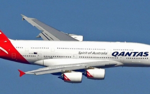 Qantas Tanggapi Santai Tudingan Simbol Iluminati di Tutup Mesin Pesawat