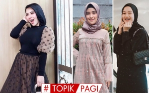 Syahrini Pakai Face Shield Unik, Nadya Istri Rizki DA Komentari Foto Mesra Dinda Hauw-Topik Pagi