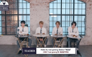 Jadi Anak SMA Indonesia, Empat Member NCT 127 Ini Makan Siang dengan Sambal Terasi