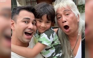 Raffi Ahmad Bagikan Momen Papa Gideon Bareng Rafathar, Baru Bertemu Dua Bulan Lalu