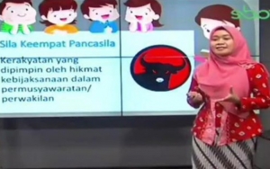 Dispendik Minta Maaf Soal Logo PDIP Jadi Lambang Sila Ke-4 Pancasila di Program Belajar Daring