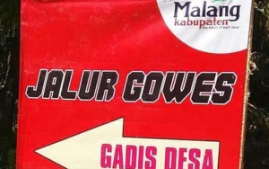 Viral 'Jalur Gowes Gadis Desa' di Malang, Dinas Pariwisata Buka Suara