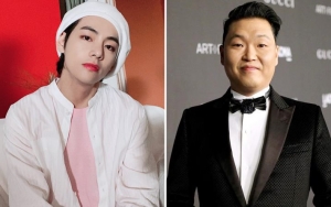 Foto Uwu V BTS Bareng PSY Kejutkan Netizen, Dibilang Persis Ayah dan Anak