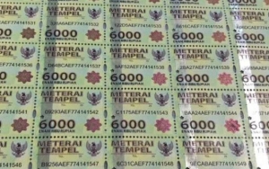 Sudah Disahkan DPR, Bea Meterai Naik Rp 10.000 Mulai 1 Januari 2021