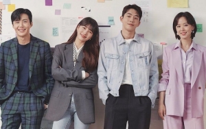 Penuh Energi, Suzy dan Nam Joo Hyuk Cs Serius Tapi Santai di Lokasi Syuting 'Start Up'