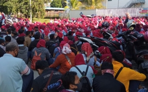 Protes Omnibus Law, Buruh Berencana Demo Besar-Besaran di Momen Setahun Jokowi-Ma'ruf