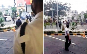 Geger Ambulans untuk Evakuasi Massa Demo UU Ciptaker Ditembaki, Begini Kata Polisi